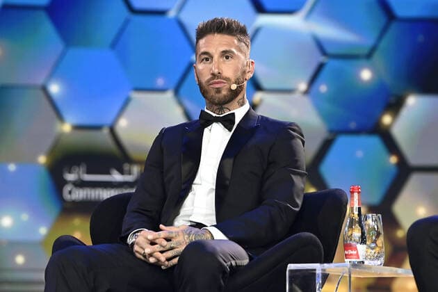 Foto Fabio Ferrari LaPresse - 17 Novembre 2022 - Dubai, Emirati Arabi Uniti - - Calcio -17ma edizione di Dubai International Sports Conference - Globe Soccer Awards 2022. Nella foto: Sergio Ramos November 17, 2022 Dubai, United Arab Emirates - sport - Soccer - 17th edition of the Dubai International Sports Conference - Globe Soccer Awards 2022. In the pic: Sergio Ramos  Copyright: xFabioxFerrari LaPressex