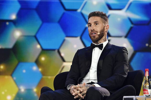 Foto Fabio Ferrari LaPresse - 17 Novembre 2022 - Dubai, Emirati Arabi Uniti - - Calcio -17ma edizione di Dubai International Sports Conference - Globe Soccer Awards 2022. Nella foto: Sergio Ramos November 17, 2022 Dubai, United Arab Emirates - sport - Soccer - 17th edition of the Dubai International Sports Conference - Globe Soccer Awards 2022. In the pic: Sergio Ramos  Copyright: xFabioxFerrari LaPressex