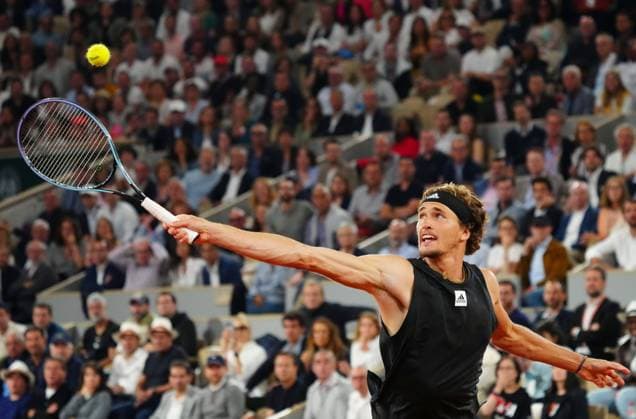 Mandatory Credit: Photo by Javier Garcia Shutterstock (12960013cm) Alexander Zverev French Open Tennis, Day 13, Roland Garros, Paris, France - 03 Jun 2022 French Open Tennis, Day 13, Roland Garros, Paris, France - 03 Jun 2022  Copyright: xJavierxGarcia Shutterstockx 12960013cm