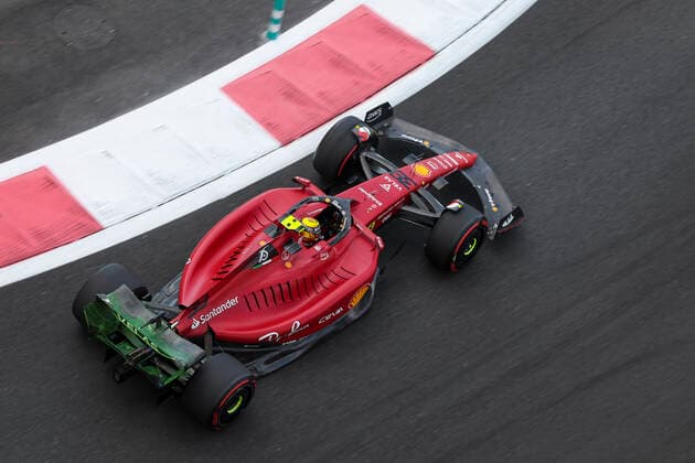39 SHWARTZMAN Robert (isr), Scuderia Ferrari F1-75, action during the Formula 1 Etihad Airways Abu Dhabi Grand Prix 2022, 22nd round of the 2022 FIA Formula One World Championship, WM, Weltmeisterschaft from November 18 to 20, 2022 on the Yas Marina Circuit, in Yas Island, Abu Dhabi - F1 - ABU DHABI GRAND PRIX 2022 DPPI Panoramic  00122049_GOOD7681.JPG