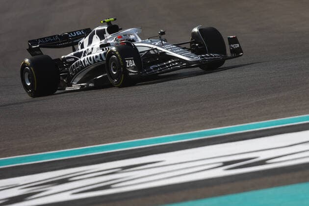 F1 Abu Dhabi Grand Prix Pracrtice 1 Yuki Tsunoda of AlphaTauri during the first practice before the Formula 1 Abu Dhabi Grand Prix at Yas Marina Circuit in Abu Dhabi, United Arab Emirates on November 18, 2022. Abu Dhabi United Arab Emirates  Copyright: xJakubxPorzyckix originalFilename:porzycki-f1abudha221118_npQFu.jpg
