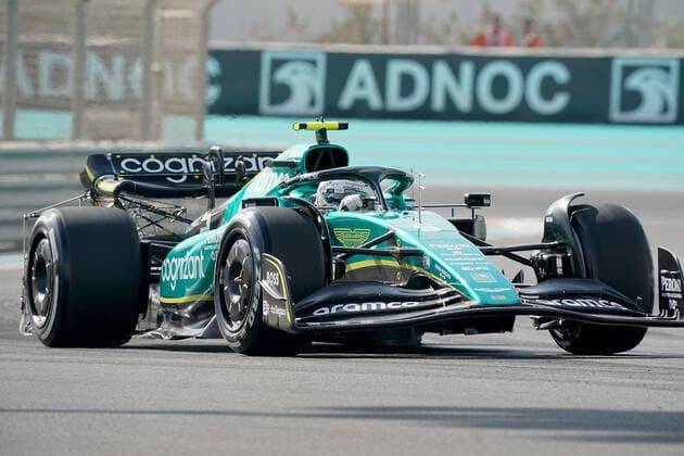 FORMULA 1 ETIHAD AIRWAYS ABU DHABI GRAND PRIX 2022 18 11 2022, Yas Marina Circuit, Abu Dhabi, FORMULA 1 ETIHAD AIRWAYS ABU DHABI GRAND PRIX 2022 , in picture Sebastian Vettel DEU , Aston Martin Aramco Cognizant Formula One Team nordphotoxGmbHx xBratic nph00250