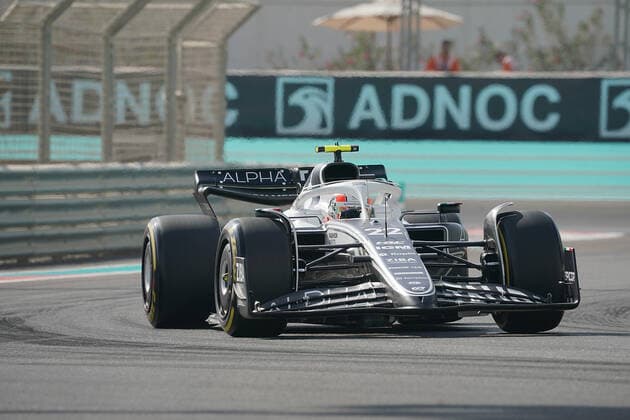 FORMULA 1 ETIHAD AIRWAYS ABU DHABI GRAND PRIX 2022 18 11 2022, Yas Marina Circuit, Abu Dhabi, FORMULA 1 ETIHAD AIRWAYS ABU DHABI GRAND PRIX 2022 , pictured Yuki Tsunoda JPN , Scuderia AlphaTauri nordphotoxGmbHx xBratic nph00250