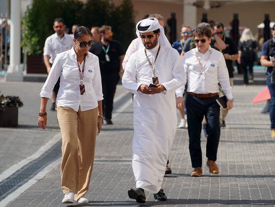 FORMULA 1 ETIHAD AIRWAYS ABU DHABI GRAND PRIX 2022 19 11 2022, Yas Marina Circuit, Abu Dhabi, FORMULA 1 ETIHAD AIRWAYS ABU DHABI GRAND PRIX 2022 , in picture FIA president Mohammed bin Sulayem nordphotoxGmbHx xBratic nph00250