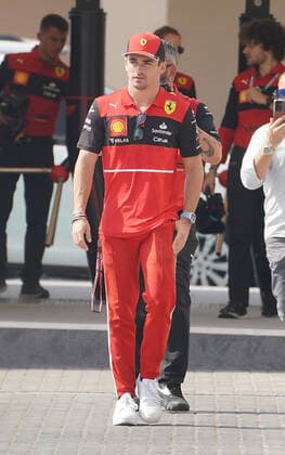 FORMULA 1 ETIHAD AIRWAYS ABU DHABI GRAND PRIX 2022 19 11 2022, Yas Marina Circuit, Abu Dhabi, FORMULA 1 ETIHAD AIRWAYS ABU DHABI GRAND PRIX 2022 , in picture Charles Leclerc MCO , Scuderia Ferrari nordphotoxGmbHx xBratic nph00250