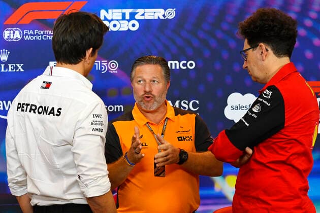 BROWN Zak (usa), CEO of of McLaren Racing, portrait, press conference, PK, Pressekonferenz during the Formula 1 Etihad Airways Abu Dhabi Grand Prix 2022, 22nd round of the 2022 FIA Formula One World Championship, WM, Weltmeisterschaft from November 18 to 20, 2022 on the Yas Marina Circuit, in Yas Island, Abu Dhabi - F1 - ABU DHABI GRAND PRIX 2022 DPPI Panoramic GP2222_090421_GHZ6799