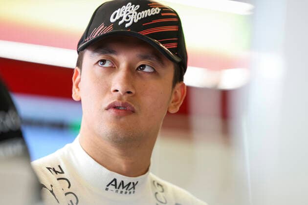 ZHOU Guanyu (chi), Alfa Romeo F1 Team ORLEN C42, portrait during the Formula 1 Etihad Airways Abu Dhabi Grand Prix 2022, 22nd round of the 2022 FIA Formula One World Championship, WM, Weltmeisterschaft from November 18 to 20, 2022 on the Yas Marina Circuit, in Yas Island, Abu Dhabi - F1 - ABU DHABI GRAND PRIX 2022 DPPI Panoramic  00122049_GOOD9449.JPG