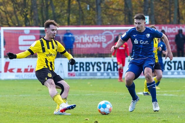 Saturday, 19 11 2022 Season 2022 2023 10 Matchday A Junior Bundesliga, U19 Bundesliga in Nachwuchszentrum, Bochum, Germany VfL Bochum U19 BV Borussia Dortmund U19 Vasco Walz Borussia Dortmund U19 8