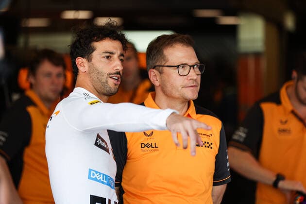 RICCIARDO Daniel (aus), McLaren F1 Team MCL36, SEIDL Andreas, Team Principal of McLaren F1 Team, portrait during the Formula 1 Etihad Airways Abu Dhabi Grand Prix 2022, 22nd round of the 2022 FIA Formula One World Championship, WM, Weltmeisterschaft from November 18 to 20, 2022 on the Yas Marina Circuit, in Yas Island, Abu Dhabi - F1 - ABU DHABI GRAND PRIX 2022 DPPI Panoramic 00122049_AV6_6927