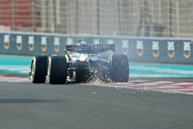 19th November 2022; Yas Marina Circuit, Yas Island, Abu Dhabi; Pierre Gasly (FRA) Scuderia AlphaTauri AT03, during pre-qualifying practise at the F1 Grand Prix of Abu Dhabi  ActionPlus12450405 HeulerxAndrey