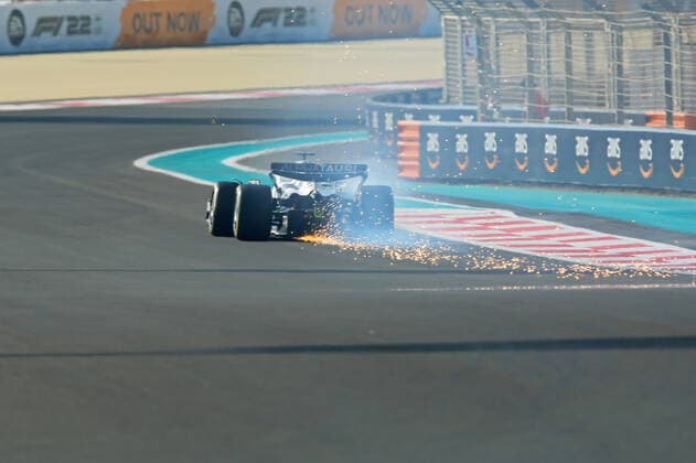 19th November 2022; Yas Marina Circuit, Yas Island, Abu Dhabi; Pierre Gasly (FRA) Scuderia AlphaTauri AT03, during pre-qualifying practise at the F1 Grand Prix of Abu Dhabi  ActionPlus12450408 HeulerxAndrey