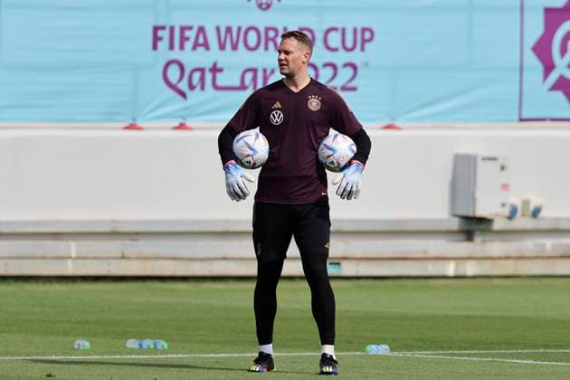 NEW Manuel Goalkeeper Team Germany First Training at AL SHAMAL Sports Club Stadium Doha FIFA World Cup 2022 Al Shamal Sports Club Stadium Training Ground of German National Football Team at the 2022 World Cup in Qatar on 19 11 2022 Copyright: xLacixPerenyix