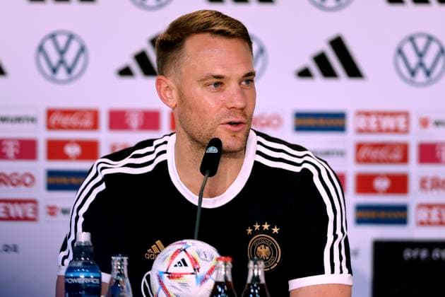 NEW Manuel Goalkeeper Team Germany PK at AL SHAMAL Sports Club Stadium Doha FIFA World Cup 2022 Al Shamal Sports Club Stadium Training Ground of the German National Football Team at the 2022 World Cup in Qatar on 19 11 2022 Copyright: xLacixPerenyix