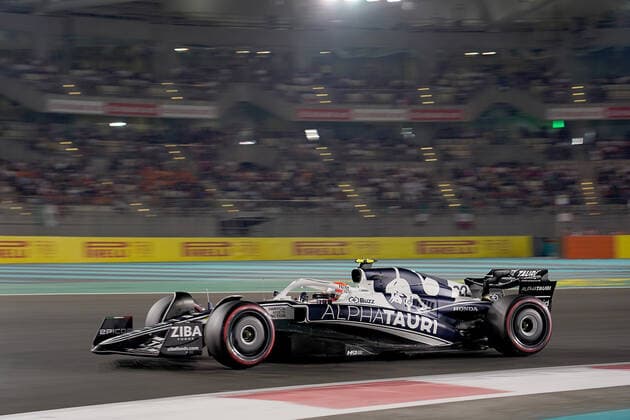 FORMULA 1 ETIHAD AIRWAYS ABU DHABI GRAND PRIX 2022 19 11 2022, Yas Marina Circuit, Abu Dhabi, FORMULA 1 ETIHAD AIRWAYS ABU DHABI GRAND PRIX 2022 , pictured Yuki Tsunoda JPN , Scuderia AlphaTauri nordphotoxGmbHx xBratic nph00250