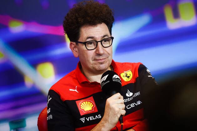 November 19, 2022, Abu Dhabi, United Arab Emirates: Mattia Binotto of Ferrari during press conference, PK, Pressekonferenz on Abu Dhabi Grand Prix at Yas Marina Circuit on November 19, 2022 in Abu Dhabi, United Arab Emirates. Abu Dhabi United Arab Emirates - ZUMAz156 20221119_zip_z156_021 Copyright: xBeataxZawrzelx