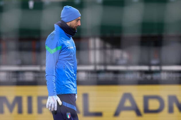 SOCCER - AUT vs ITA, test match VIENNA,AUSTRIA,19.NOV.22 - SOCCER - OEFB international test match, Austria vs Italy, preview, training team ITA. Image shows Gianluigi Donnarumma (ITA).  GEPAxpictures xArminxRauthner