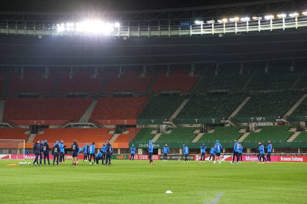 SOCCER - AUT vs ITA, test match VIENNA,AUSTRIA,19.NOV.22 - SOCCER - OEFB international test match, Austria vs Italy, preview, training team ITA. Image shows the team of ITA.  GEPAxpictures xArminxRauthner