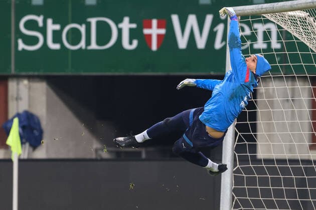 SOCCER - AUT vs ITA, test match VIENNA,AUSTRIA,19.NOV.22 - SOCCER - OEFB international test match, Austria vs Italy, preview, training team ITA. Image shows Gianluigi Donnarumma (ITA).  GEPAxpictures xArminxRauthner