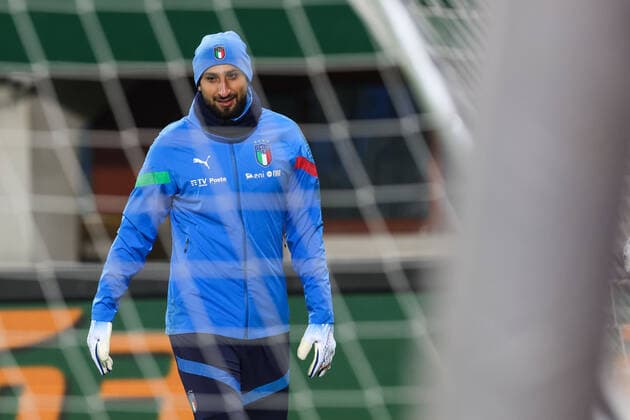 SOCCER - AUT vs ITA, test match VIENNA,AUSTRIA,19.NOV.22 - SOCCER - OEFB international test match, Austria vs Italy, preview, training team ITA. Image shows Gianluigi Donnarumma (ITA).  GEPAxpictures xArminxRauthner