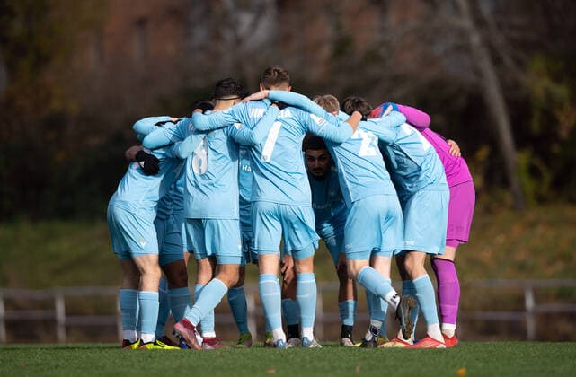 Football, A Juniors, season 2022 2023, A Juniors Bundesliga Nord Nordost 10 matchday , FC Viktoria 1889 Berlin U19 VfL Wolfsburg U19, Viktoria before the match, 19 11 2022, Copyright: xSebastianxRäppold MatthiasxKochx