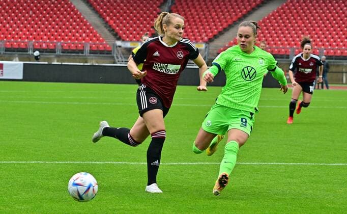 Football, Women, DFB Cup, 1. FC Nürnberg - VfL Wolfsburg