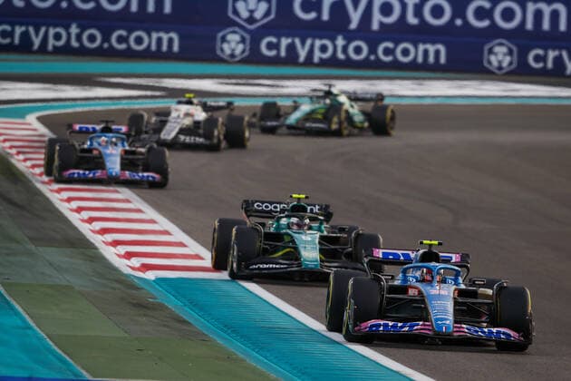 31 OCON Esteban (fra), Alpine F1 Team A522, action during the Formula 1 Etihad Airways Abu Dhabi Grand Prix 2022, 22nd round of the 2022 FIA Formula One World Championship, WM, Weltmeisterschaft from November 18 to 20, 2022 on the Yas Marina Circuit, in Yas Island, Abu Dhabi - F1 - ABU DHABI GRAND PRIX 2022 - RACE DPPI Panoramic  00122050__V2_6490.JPG
