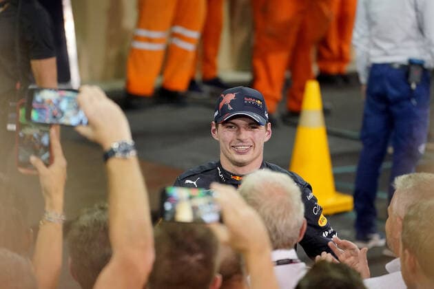 FORMULA 1 ETIHAD AIRWAYS ABU DHABI GRAND PRIX 2022 20 11 2022, Yas Marina Circuit, Abu Dhabi, FORMULA 1 ETIHAD AIRWAYS ABU DHABI GRAND PRIX 2022 , in picture winner Max Verstappen NEL , Oracle Red Bull Racing nordphotoxGmbHx xBratic nph00250