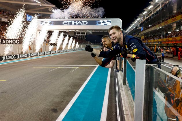 Oracle Red Bull Racing team, F1 Grand Prix of Abu Dhabi at Yas Marina Circuit on November 20, 2022 in Abu Dhabi, United Arab Emirates Photo by HOCH ZWEI Abu Dhabi United Arab Emirates