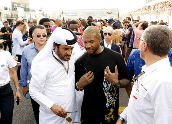 Mohammed Ben Sulayem UAE, FIA President , Usher, F1 Grand Prix of Abu Dhabi at Yas Marina Circuit on November 20, 2022 in Abu Dhabi, United Arab Emirates Photo by HOCH ZWEI Abu Dhabi United Arab Emirates