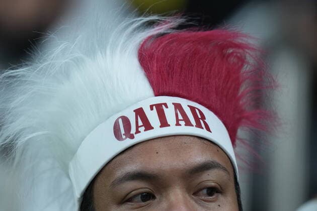 QAT: Qatar-Ecuador. Qatar 2022 World Cup. Qatar fans during the Qatar 2022 World Cup match, group A, date 1, between Qatar and Ecuador played at Al Bayt Stadium on Nov 20, 2022 in Al Khor, Qatar. kpng Copyright: xBaguxBlancox xPRESSINPHOTOx WC_221120_180