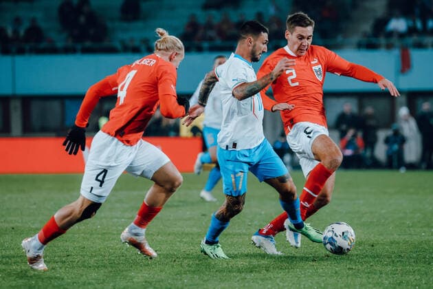 Football, Test match, Austria - Italy