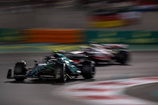 ABU DHABI, UNITED ARAB EMIRATES: Sebastian Vettel, racing for the Aston Martin F1 team during the 2022 Formula 1 Abu Dhabi Grand Prix at the Yas Marina Circuit in Abu Dhabi, United Arab Emirates.