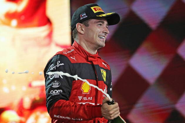 20th November 2022; Yas Marina Circuit, Yas Island, Abu Dhabi; 2nd placed Charles Leclerc (MON) Scuderia Ferrari F1-75, after the F1 Grand Prix Race day for Abu Dhabi F1 Race  ActionPlus12451439 HeulerxAndrey