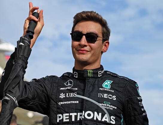 20th November 2022; Yas Marina Circuit, Yas Island, Abu Dhabi; George Russell (GBR) Mercedes AMG Petronas F1 Team W13, at the F1 Abu Dahbi Grand Prix race day  ActionPlus12451379 HeulerxAndrey