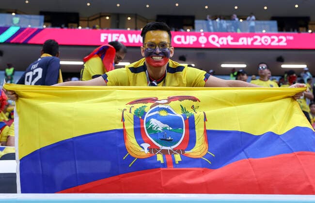 (221120) -- AL KHOR, Nov. 20, 2022 -- Fans are seen inside the stadium before the Group A match between Qatar and Ecuador at the 2022 FIFA World Cup, WM, Weltmeisterschaft, Fussball at Al Bayt Stadium in Al Khor, Qatar, Nov. 20, 2022. ) (SP)QATAR-AL KHOR-2022 WORLD CUP-GROUP A-QAT VS ECU ZhengxHuansong 