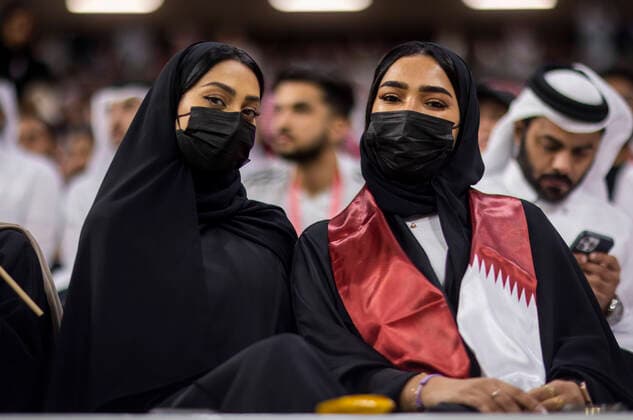 Doha, Qatar. 20th Nov, 2022. or 20.11.2022 Katar Fans Qatar - Ecuador World Cup 2022 in Qatar Credit: Moritz Müller *** Doha, Qatar 20th Nov, 2022 or 20 11 2022 Qatar Fans Qatar Ecuador World Cup 2022 in Qatar Credit Moritz Müller