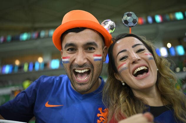 Foto Fabio Ferrari LaPresse 21 Novembre 2022 Doha, Qatar - - Calcio - Qatar 2022 - Coppa del Mondo Fifa - Senegal vs Netherlands - Gruppo A - Fase a Gironi - Al Thumama Stadium. Nella foto: i tifosi del Senegal November 21, 2022 Doha, Qatar - sport - Soccer - Qatar 2022- FIFA World Cup, WM, Weltmeisterschaft, Fussball - Senegal vs Netherlands - Group A - group stage - Al Thumama Stadium. In the pic: Senegal fans  Copyright: xFabioxFerrari LaPressex