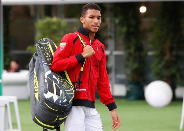 Tennis, Davis Cup in Malaga, Canada Training