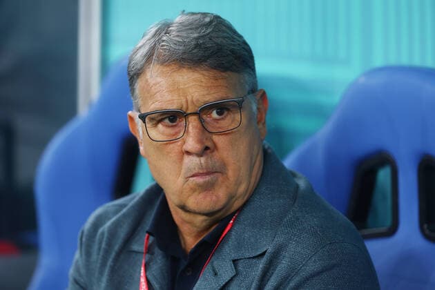 Mandatory Credit: Photo by Kieran McManus Shutterstock (13626428k) Manager Gerardo Martino of Mexico. Mexico v Poland, FIFA World Cup, WM, Weltmeisterschaft, Fussball 2022, Group C, Football, Stadium 974, Doha, Qatar - 22 Nov 2022 Editorial Use Only Mexico v Poland, FIFA World Cup 2022, Group C, Football, Stadium 974, Doha, Qatar - 22 Nov 2022 Editorial Use Only Copyright: xKieranxMcManus Shutterstockx 13626428k