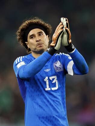 DOHA Mexico goalkeeper Guillermo Ochoa during the FIFA World Cup Qatar 2022 group C match between Mexico and Poland at 974 Stadium on November 22, 2022 in Doha, Qatar AP Dutch Height MAURICE OF STONE FIFA World Cup Qatar 2022 2022 xVIxANPxSportx xMauricexvanxSteenxWKxIVx 458212817 originalFilename: 458212817.jpg
