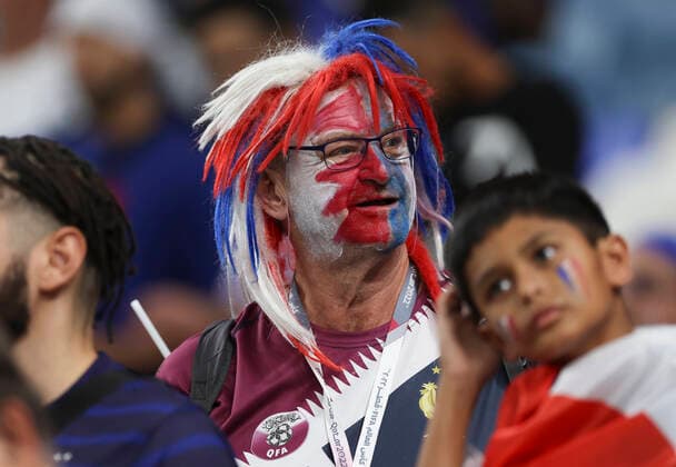 Football - 2022 FIFA World Cup, WM, Weltmeisterschaft, Fussball Qatar - Group D - Round One - France vs Australia - Al Janoub stadium, Al Wakrah - Tuesday 22nd November 2022 Fans are seen prior to the game 