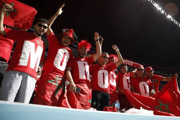RECORD DATE NOT STATED FIFA World Cup, WM, Weltmeisterschaft, Fussball Qatar 2022 Morocco vs Croatia Fans o Aficion during the game Morocco vs Croatia, Corresponding to Group F of the FIFA World Cup Qatar 2022, at Al Bayt Stadium, Al Khor, November 23, 2022. <br><br> Fans o Aficion durante el partido Marruecos vs Croacia, correspondiente al Grupo F de la Copa Mundial de la FIFA Qatar 2022, en el Estadio Al Bayt, Al Khor, 23 de noviembre de 2022. AL KHOR DOHA QATAR  Copyright: xAndresxPinax 20221123_6989