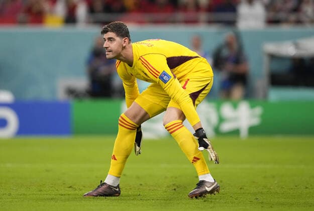 Mandatory Credit: Photo by Dave Shopland Shutterstock (13626494s) Goalkeeper Thibaut Courtois of Belgium Belgium v Canada, FIFA World Cup, WM, Weltmeisterschaft, Fussball 2022, Group F, Football, Ahmad Bin Ali Stadium, Ar-Rayyan, Qatar - 23 Nov 2022 Editorial Use Only Belgium v Canada, FIFA World Cup 2022, Group F, Football, Ahmad Bin Ali Stadium, Ar-Rayyan, Qatar - 23 Nov 2022 Editorial Use Only Copyright: xDavexShopland Shutterstockx 13626494s