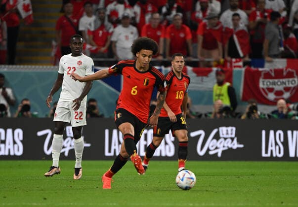 Football, Men, 2022 23 season, World Cup in Qatar, Group F 1 matchday , Belgium Canada at Ahmed bin Ali Stadium in Ar Rayyan, Axel Witsel Belgium , 23 11 2022, Copyright: xMatthiasxKochx