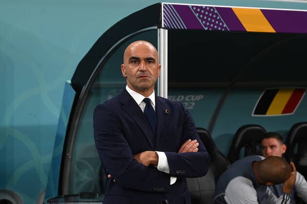 Football, Men, 2022 23 season, World Cup in Qatar, Group F 1 matchday , Belgium Canada at Ahmed bin Ali Stadium in Ar Rayyan, coach Roberto Martinez Belgium , 23 11 2022, Copyright: xMatthiasxKochx