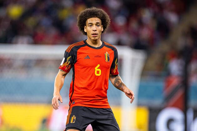 23.11.2022 DOHA, KATAR, AHMAD BIN ALI STADIUM, PILKA NOZNA MISTRZOSTWA SWIATA W PILCE NOZNEJ KATAR 2022 ( FIFA World Cup, WM, Weltmeisterschaft, Fussball QATAR 2022 ) MECZ BELGIA - KANADA GAME BELGIUM - CANADA NZ AXEL WITSEL FOTO LUKASZ SKWIOT CYFRASPORT NEWSPIX.PL --- Newspix.pl  20221123CSLS102