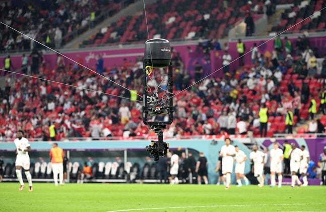 Football, Men, 2022 23 season, World Cup in Qatar, Group F 1 matchday , Belgium Canada at Ahmed bin Ali Stadium in Ar Rayyan, Spider Cam, 23 11 2022, Copyright: xMatthiasxKochx