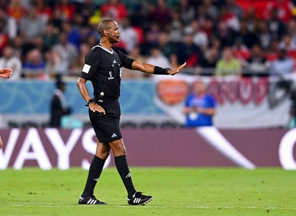 FOOTBALL World Cup 2022 PRE-ROUND ROUND GROUP F Belgium Canada 23 11 2022 Referee Janny Sikazwe