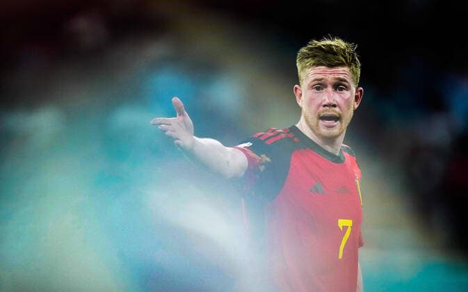 Mandatory Credit: Photo by Javier Garcia Shutterstock (13626489bs) Kevin De Bruyne of Belgium Belgium v Canada, FIFA World Cup, WM, Weltmeisterschaft, Fussball 2022, Group F, Football, Ahmad Bin Ali Stadium, Ar-Rayyan, Qatar - 23 Nov 2022 Editorial Use Only Belgium v Canada, FIFA World Cup 2022, Group F, Football, Ahmad Bin Ali Stadium, Ar-Rayyan, Qatar - 23 Nov 2022 Editorial Use Only Copyright: xJavierxGarcia Shutterstockx 13626489bs