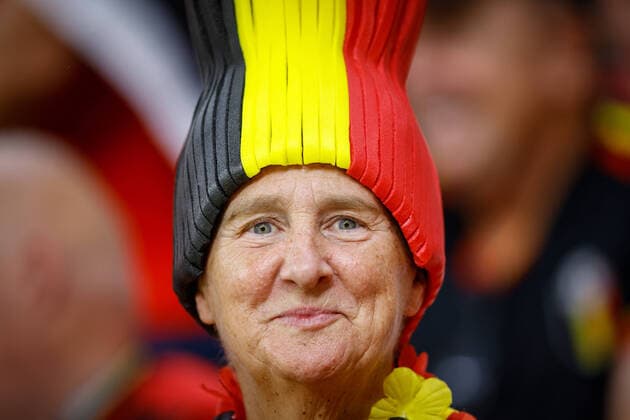 belgium vs canada AL-RAYYAN, AR - 23.11.2022: BELGIUM VS CANADA - Fans during the match between Belgium vs. Canada, valid for the group stage of the World Cup, held at Al Rayyan Stadium in Al-Rayyan, Qatar. (Photo: Rodolfo Buhrer La Imagem Fotoarena) x2298107x  RodolfoxBuhrer